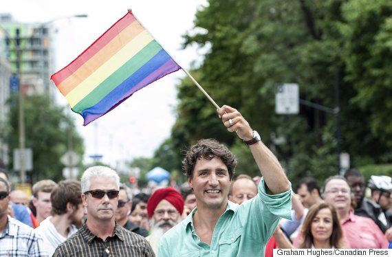 Image Of Justin Trudeau With The Gay Pride Flag Coloradokera