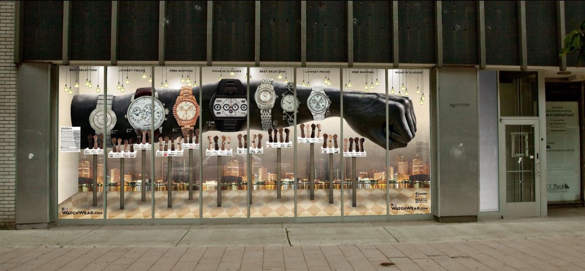 Virtual Malls Fill Empty Detroit Store Windows Virtual Malls Fill Empty Detroit Store Windows