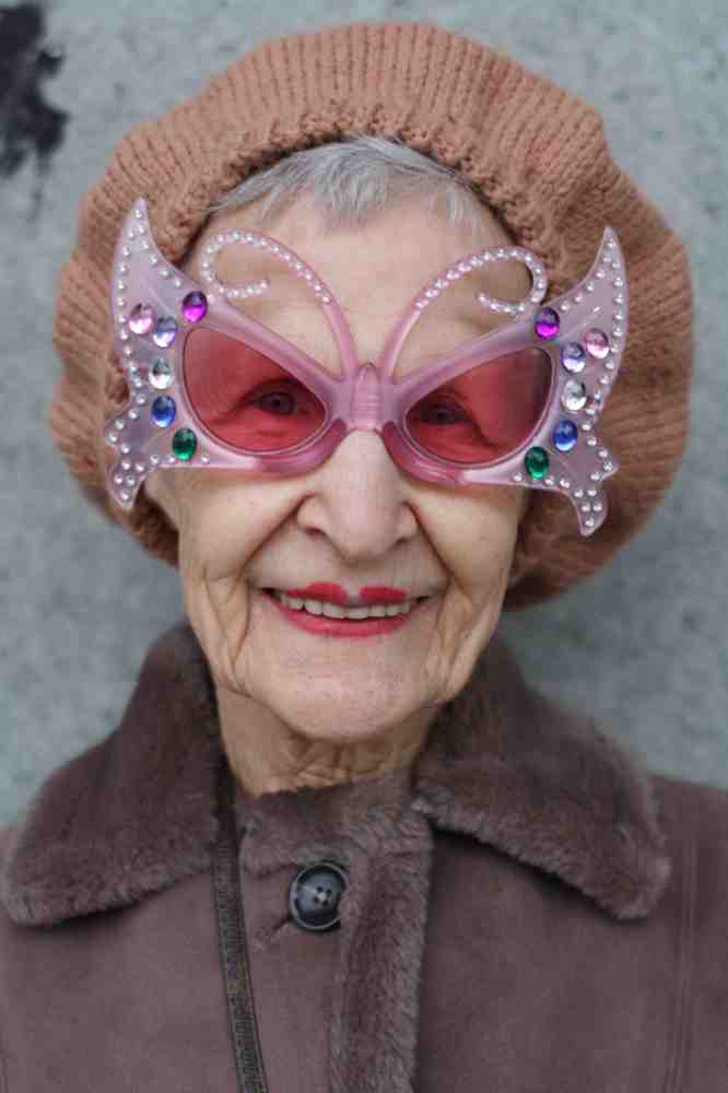 Outrageous Sunglasses 81YearOld Rita Shows Off Her Wild Eyewear