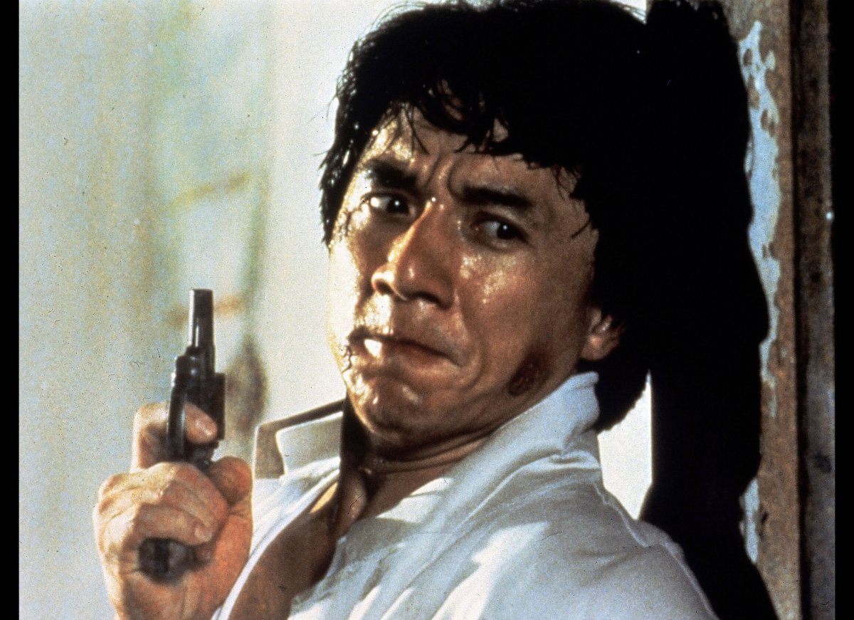 this incredible portrait of jackie chan is made of 64,000