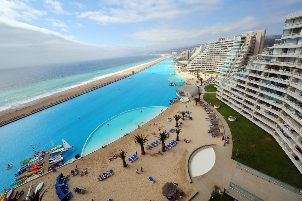 World's Largest Outdoor Pool At Chile's San Alfonso del Mar Resort ...