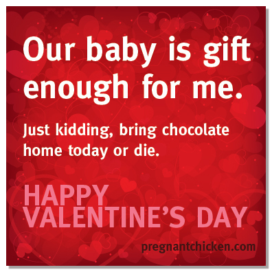 Funny Valentines For Pregnant Women To Give Their Partners ...
