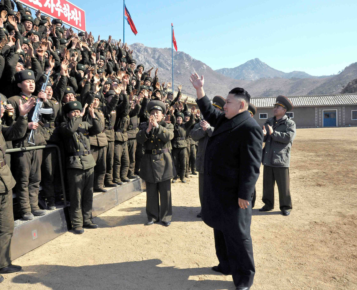 In this March 11, 2013 photo released by the Korean Central News Agency (KCNA) and distributed March 12, 2013 by the Korea Ne