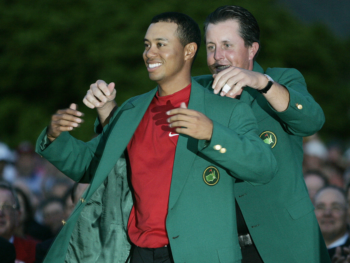 presentation of green jacket