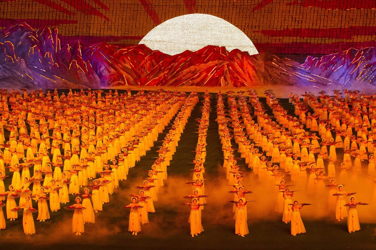 Image result for north korean red dancers