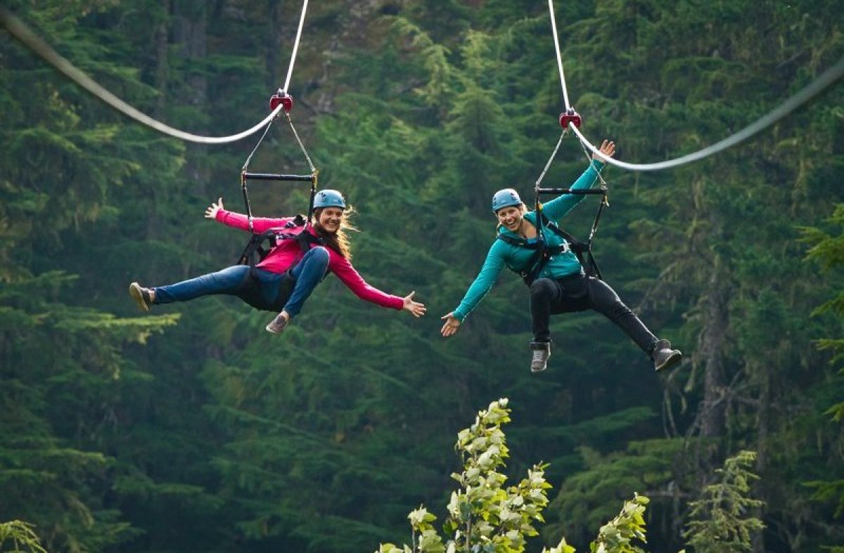 New Zipline Adventure Takes Whistler Fun To Heights Huffpost Superfly Zipline Adventure Near Whistler British Colombia