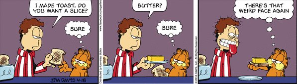 Garfield's Love For Food In Comic Strips (PHOTOS) | HuffPost