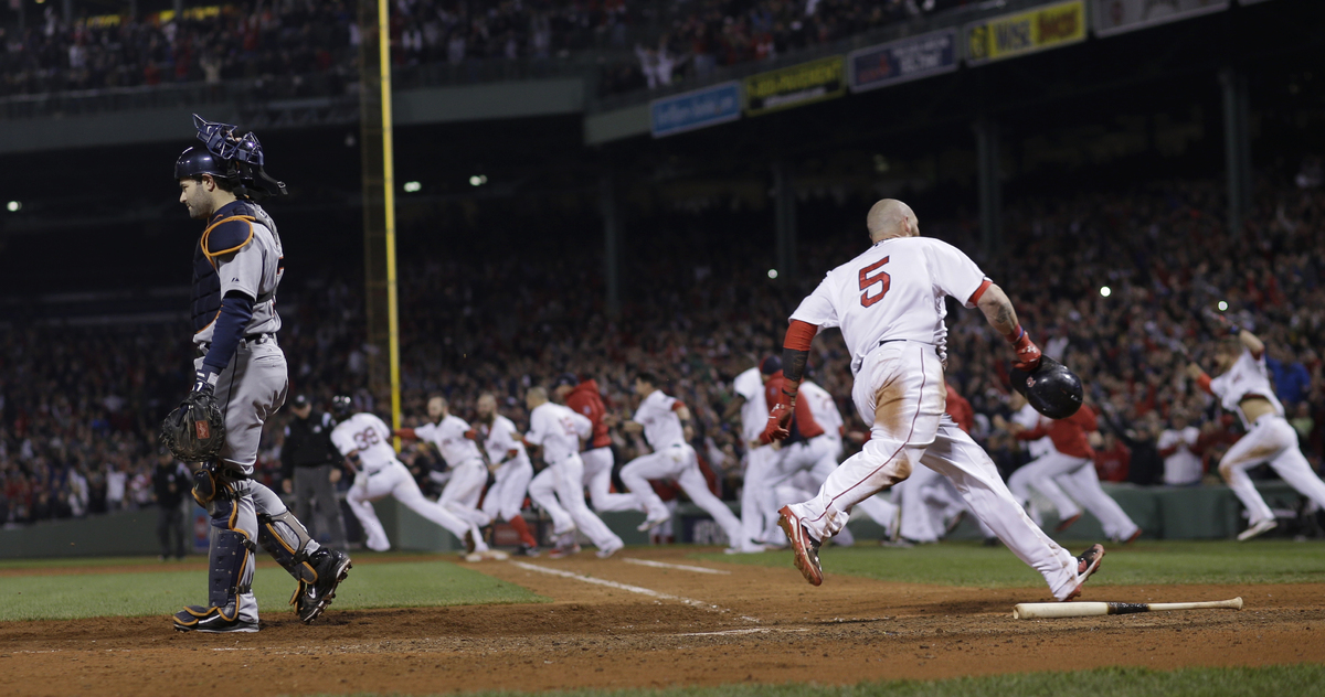 Bullpen Cop Steve Horgan Celebrates David Ortiz Grand Slam And Becomes ...