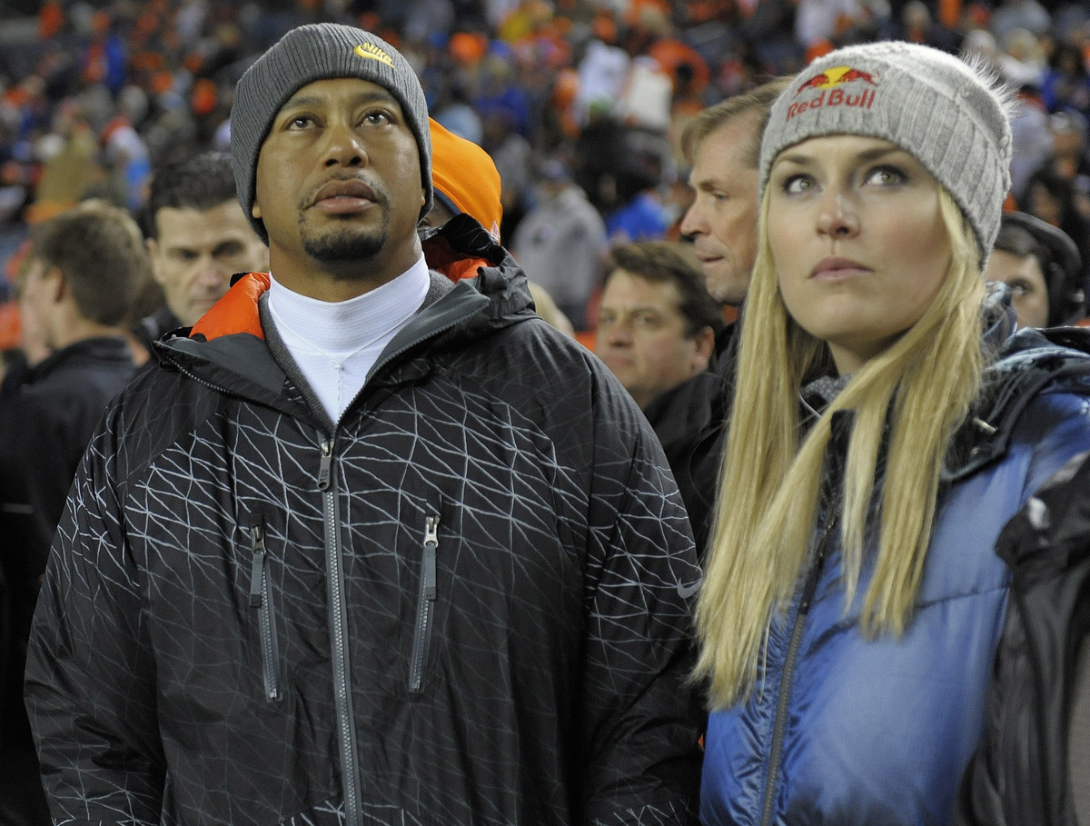 Tiger Woods, Lindsey Vonn Spotted On Broncos' Sideline In Denver ...