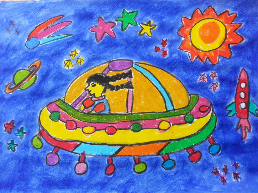 Kids' Space Art Will Remind You To Marvel At The Wonders Of Our