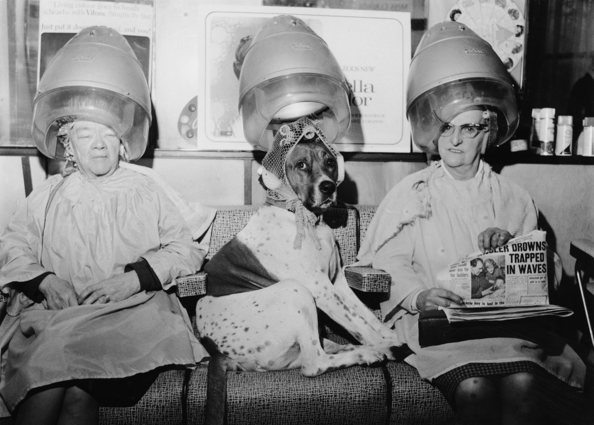 These Vintage Hair Dryer Photos Make It Seem Cool Under The Hood | HuffPost