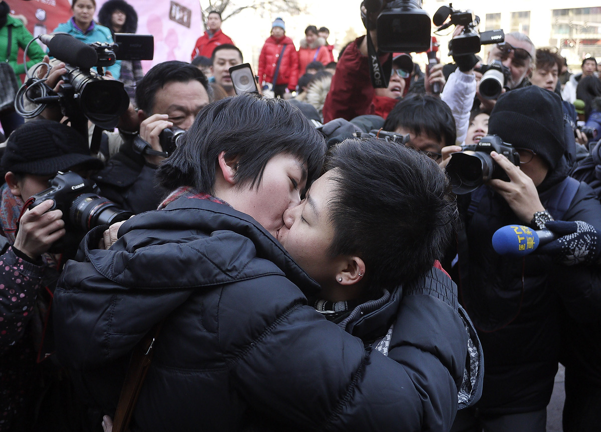 In China, 61 percent of those polled described homosexuality as "morally unacceptable," while 17 percent felt it was "not a m
