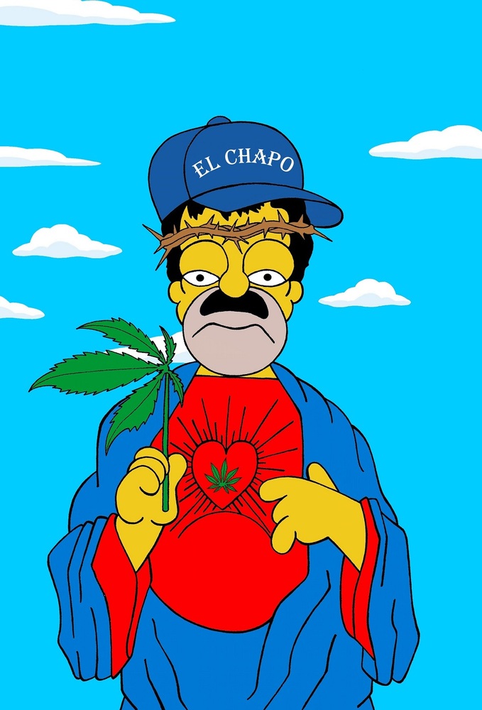 Homer Simpson Is 'El Chapo' In Prophetic Drug War Art Series | HuffPost