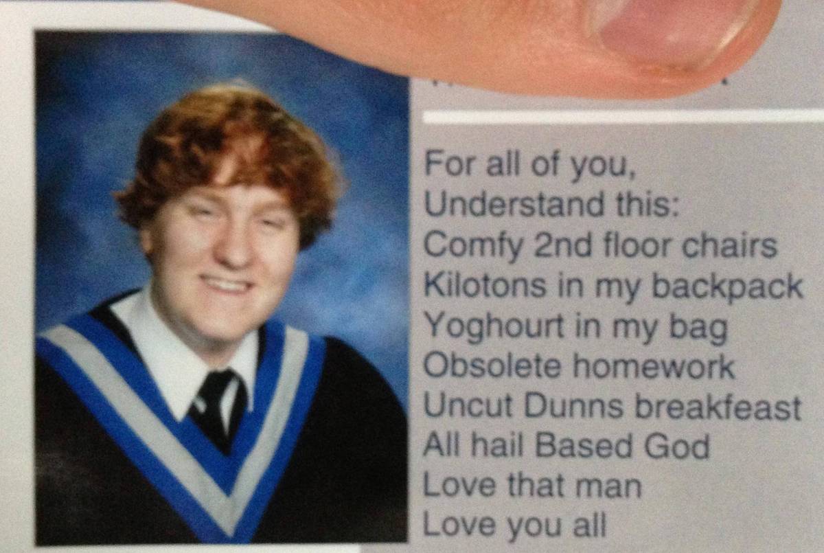 ferris bueller quotes about life these high schoolers got away with the most inappropriate yearbook