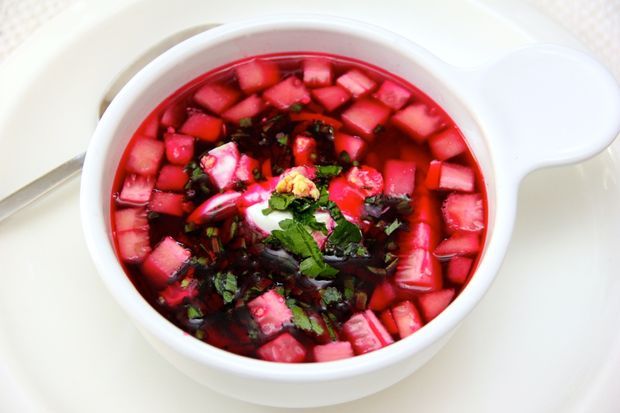 nytimes. cold beet soup