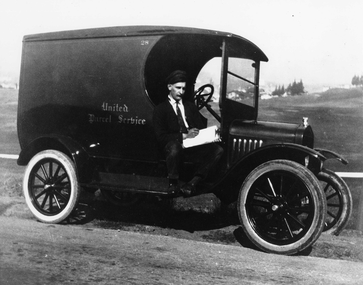 These Old School Photos Show The Evolution Of UPS' Big Brown Delivery