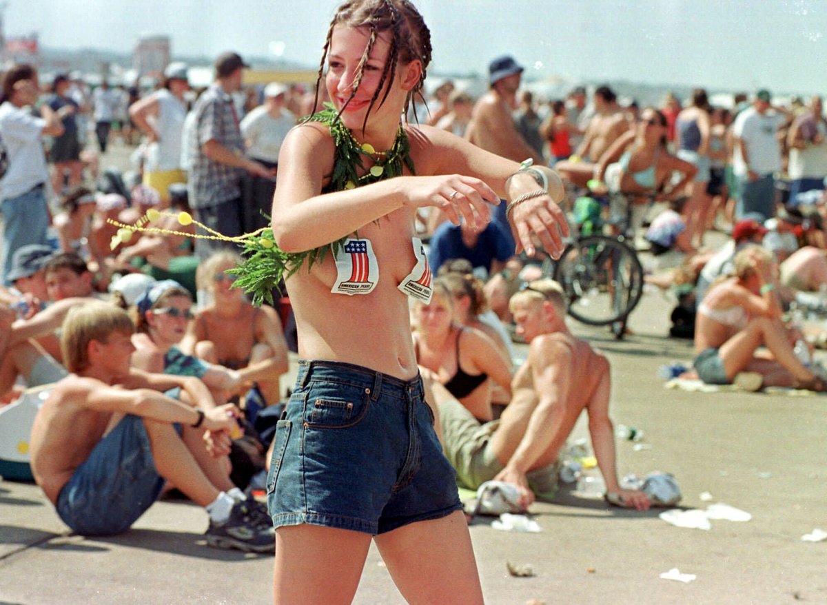 More related naked festival girl nude at a concert.