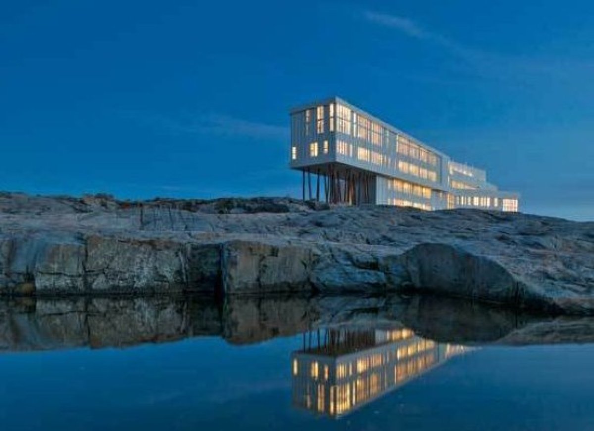 10 Stunning Hotels In Unexpected Places Huffpost Em Photo Credit Courtesy Of Fogo Island Inn