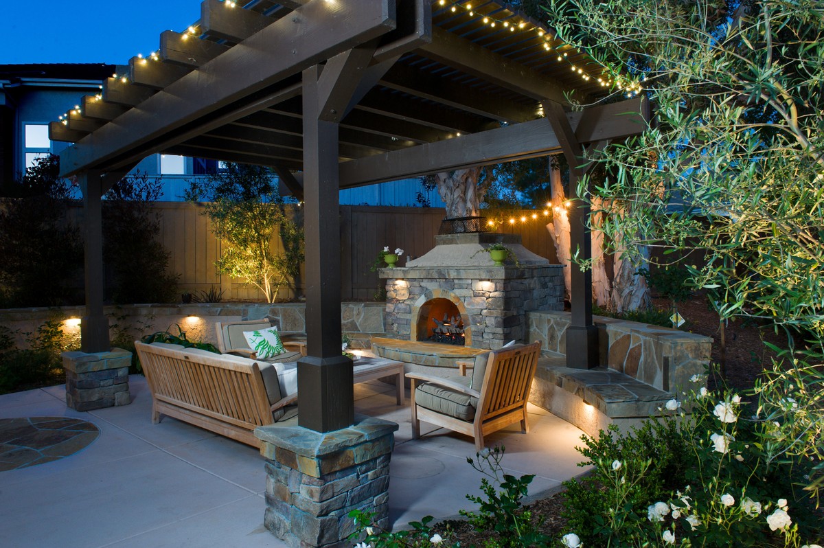 An Outdoor Fireplace Is All You Need To Keep Summer Going HuffPost