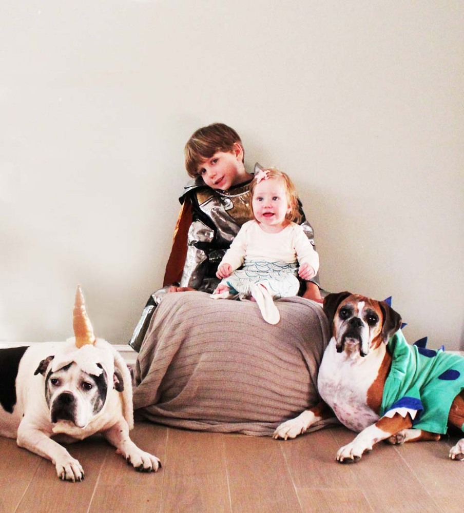 Adorable Boy And His Dog Coordinate Halloween Costumes Every Year