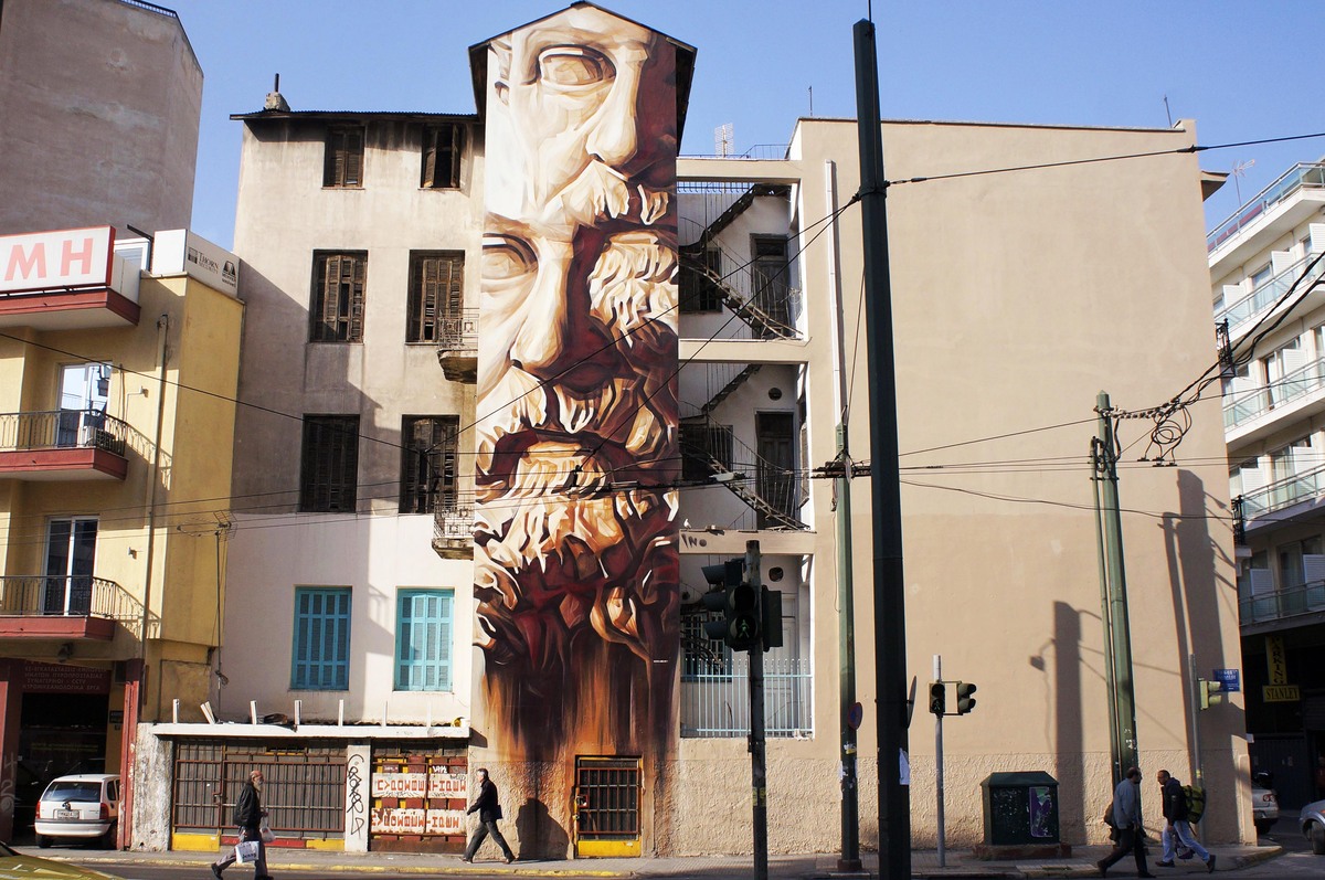 street art tour in athens