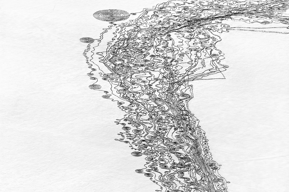 Artist Walks For Hours In Snowshoes To Create Sublime Snow Drawings