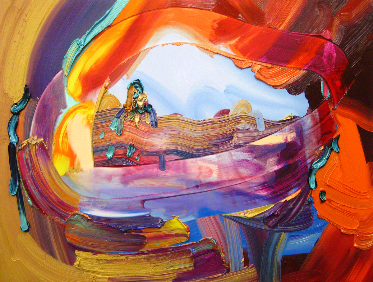Electric Abstract Paintings Capture Life In A Constant State Of