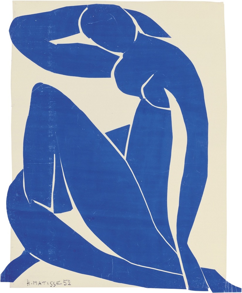 lady in blue by henri matisse