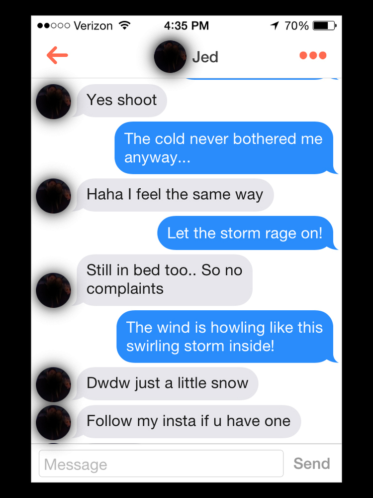 How Dudes On Tinder React To 'Frozen' Pick-Up Lines  HuffPost