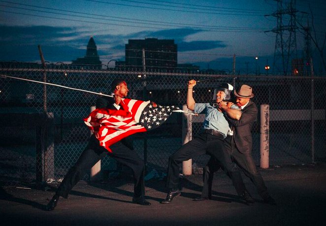 This Striking Image Of A Black Man Hanging A Klansman Shows A Different