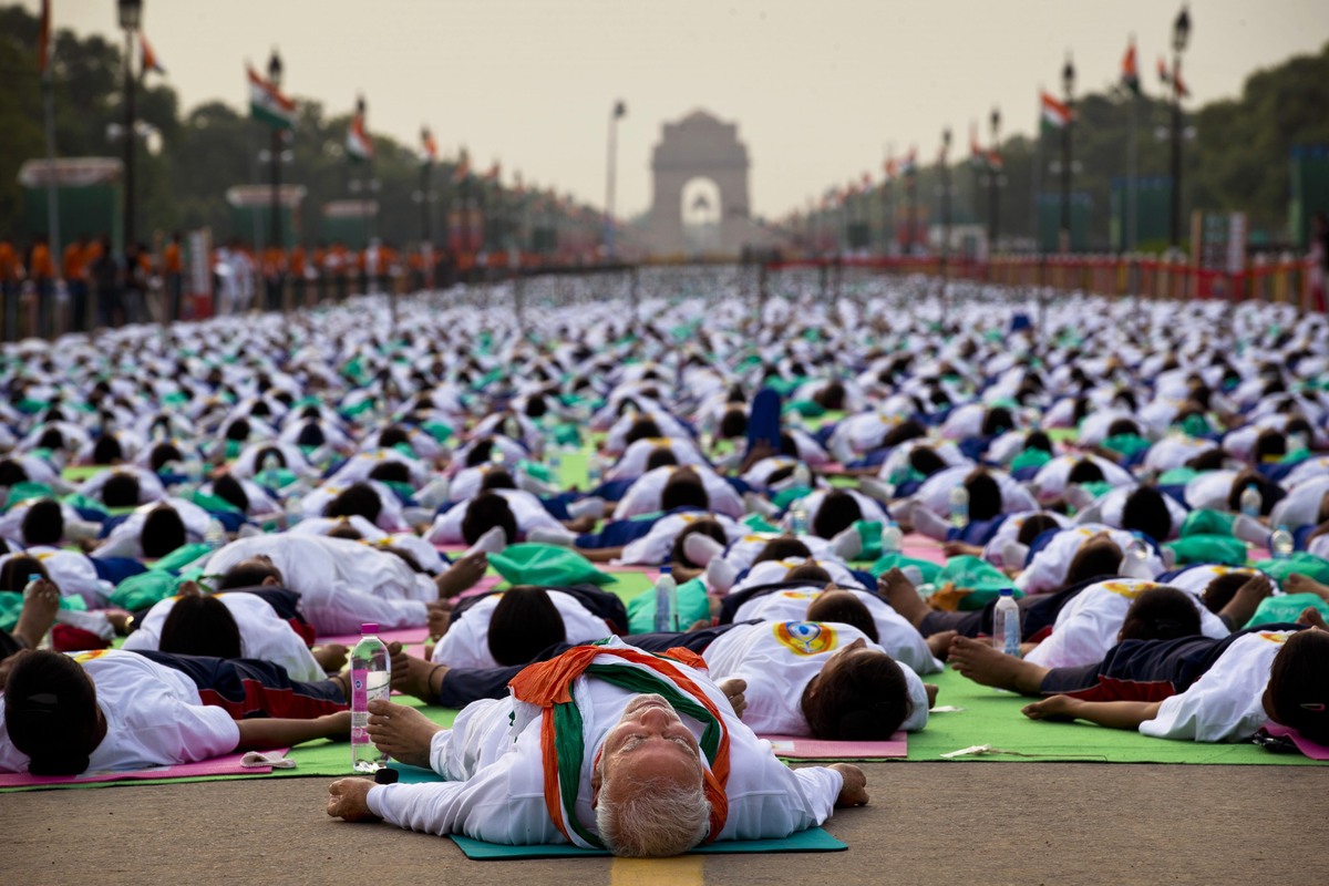 Here's What International Day Of Yoga Looked Like Around The World