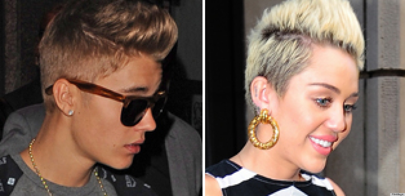 Miley Cyrus, Justin Bieber's Hair Is Basically The Same 