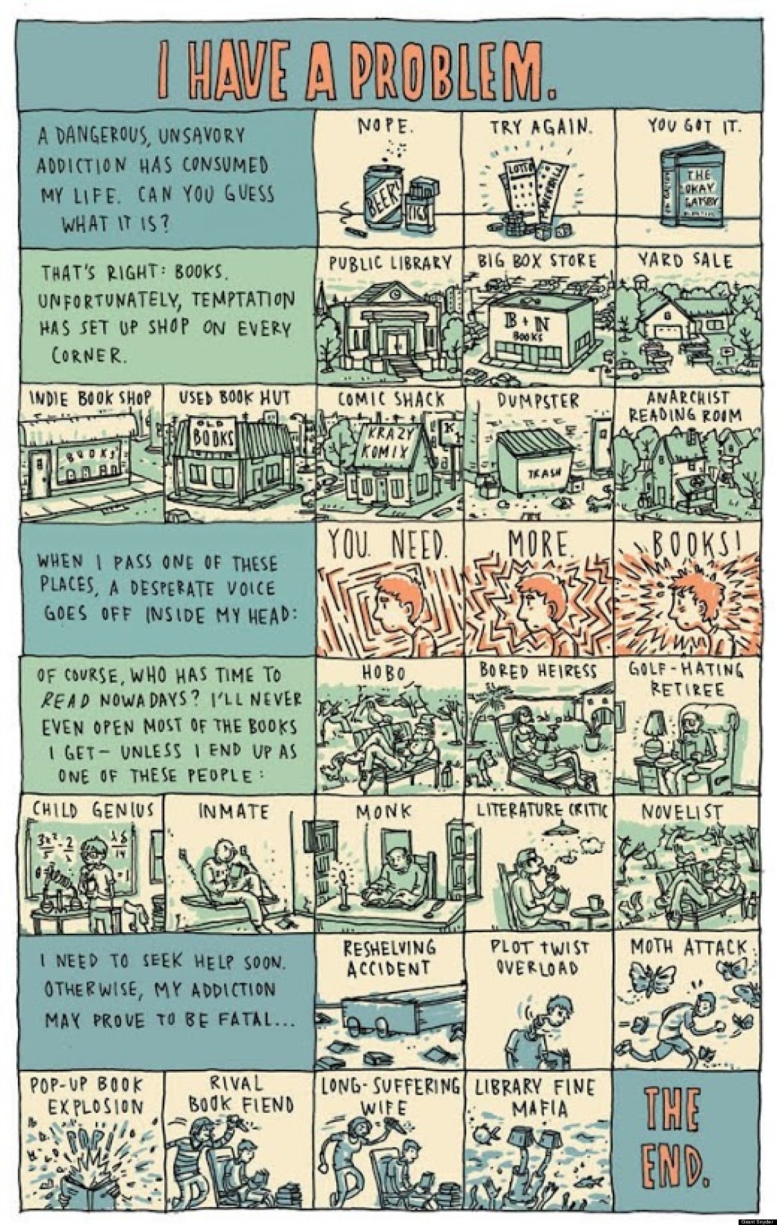 Grant Snider's Awesome Posters For Book Lovers (IMAGES) | HuffPost