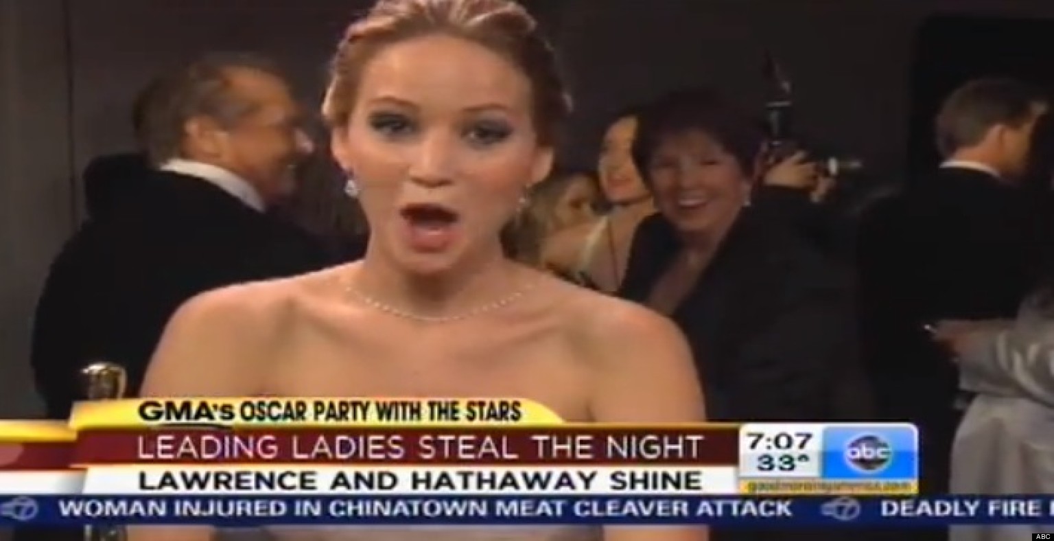 Jennifer Lawrence, Jack Nicholson Meet After The 2013 Oscars; It's The ...