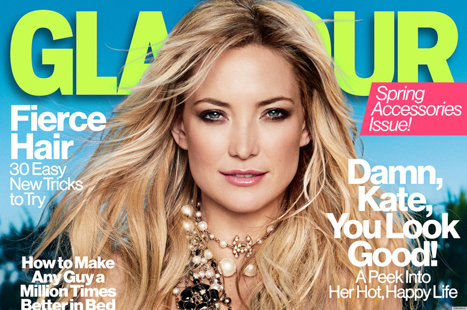 Kate Hudson's Topless Cover Of Glamour Is A Spring Surprise (PHOTOS