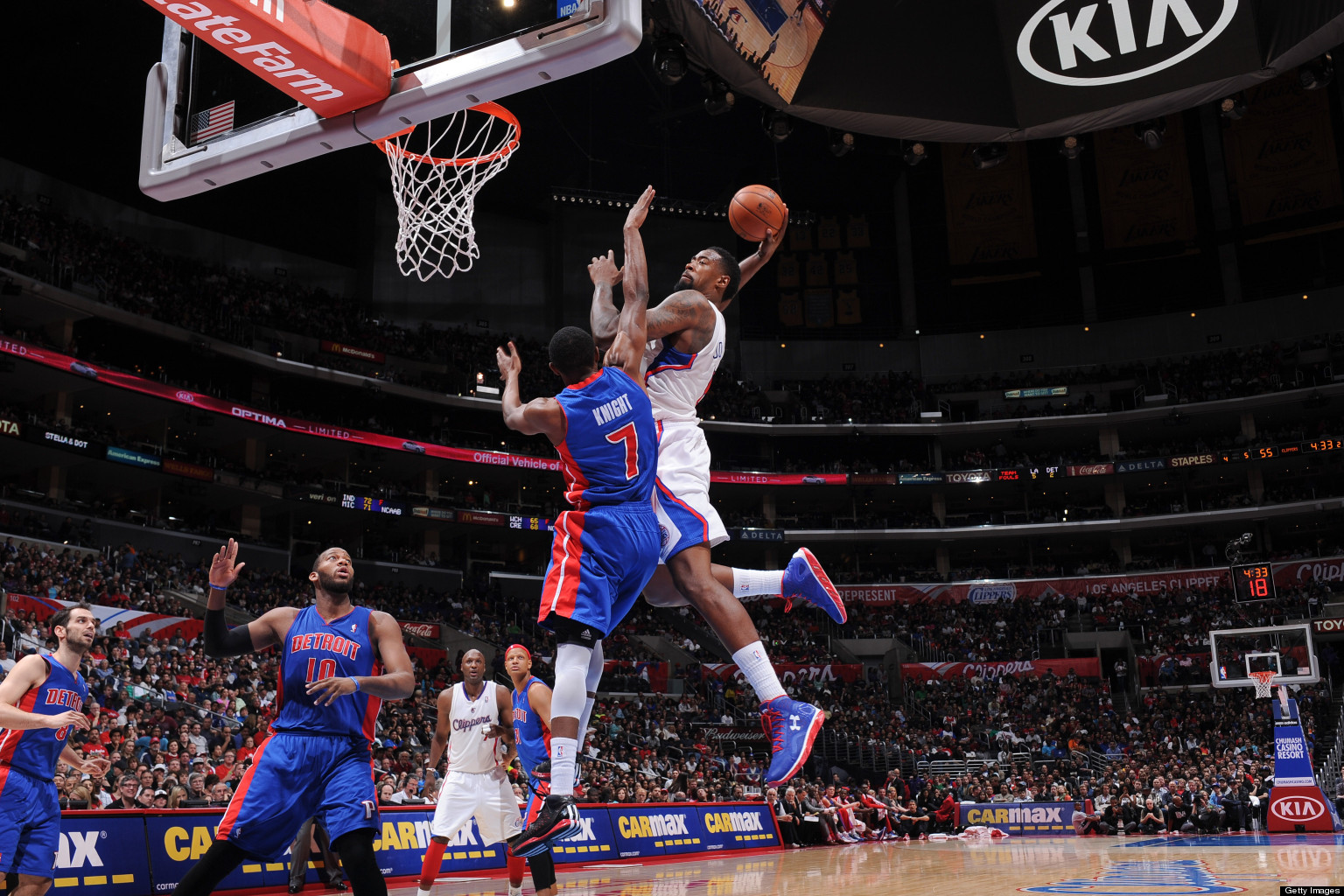 DeAndre Jordan Dunks Over Brandon Knight AlleyOop Slam Is Latest