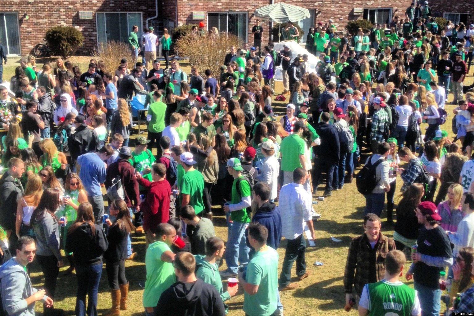 midwest colleges party on st patricks day