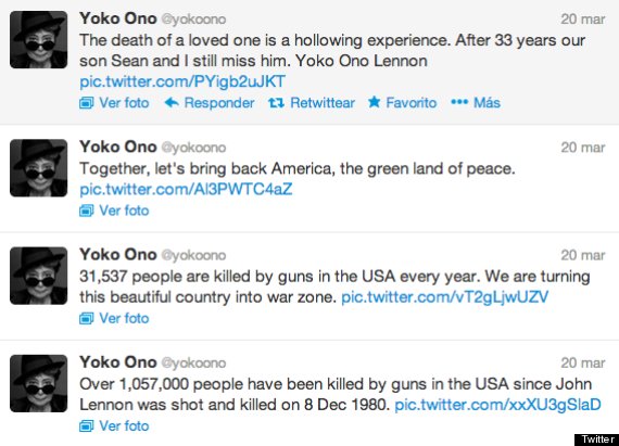 twitter yoko ono