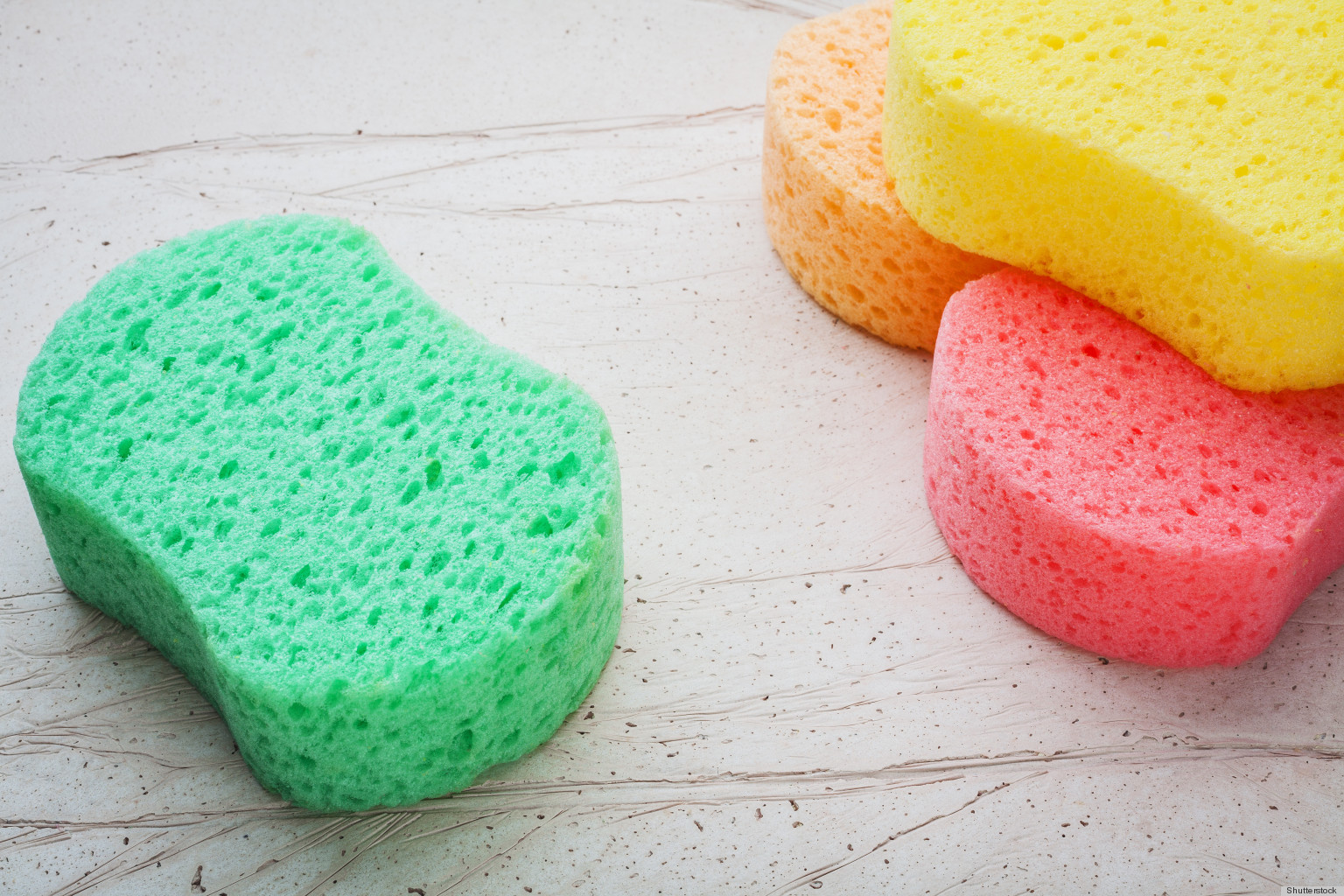 Keep Kitchen Sponges Dry And Mildew Free With This Cleaning Tip Huffpost