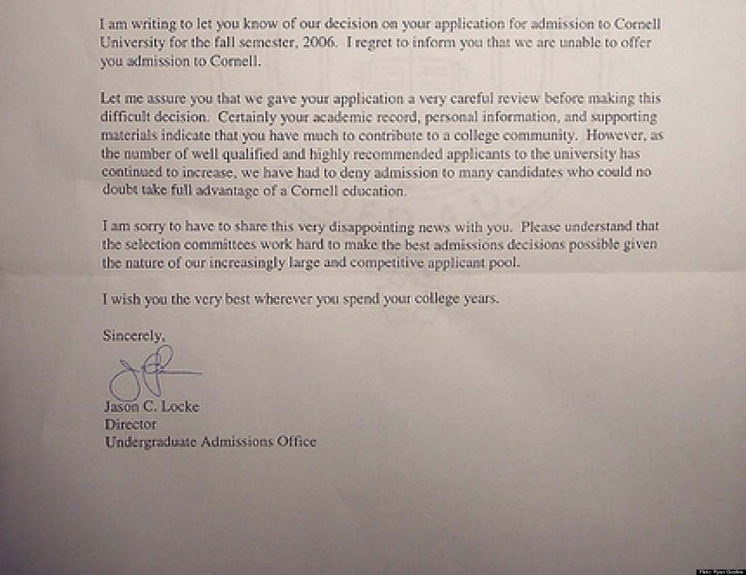 College Rejection Hey It s OK If You Didn t Get Into Your Dream School