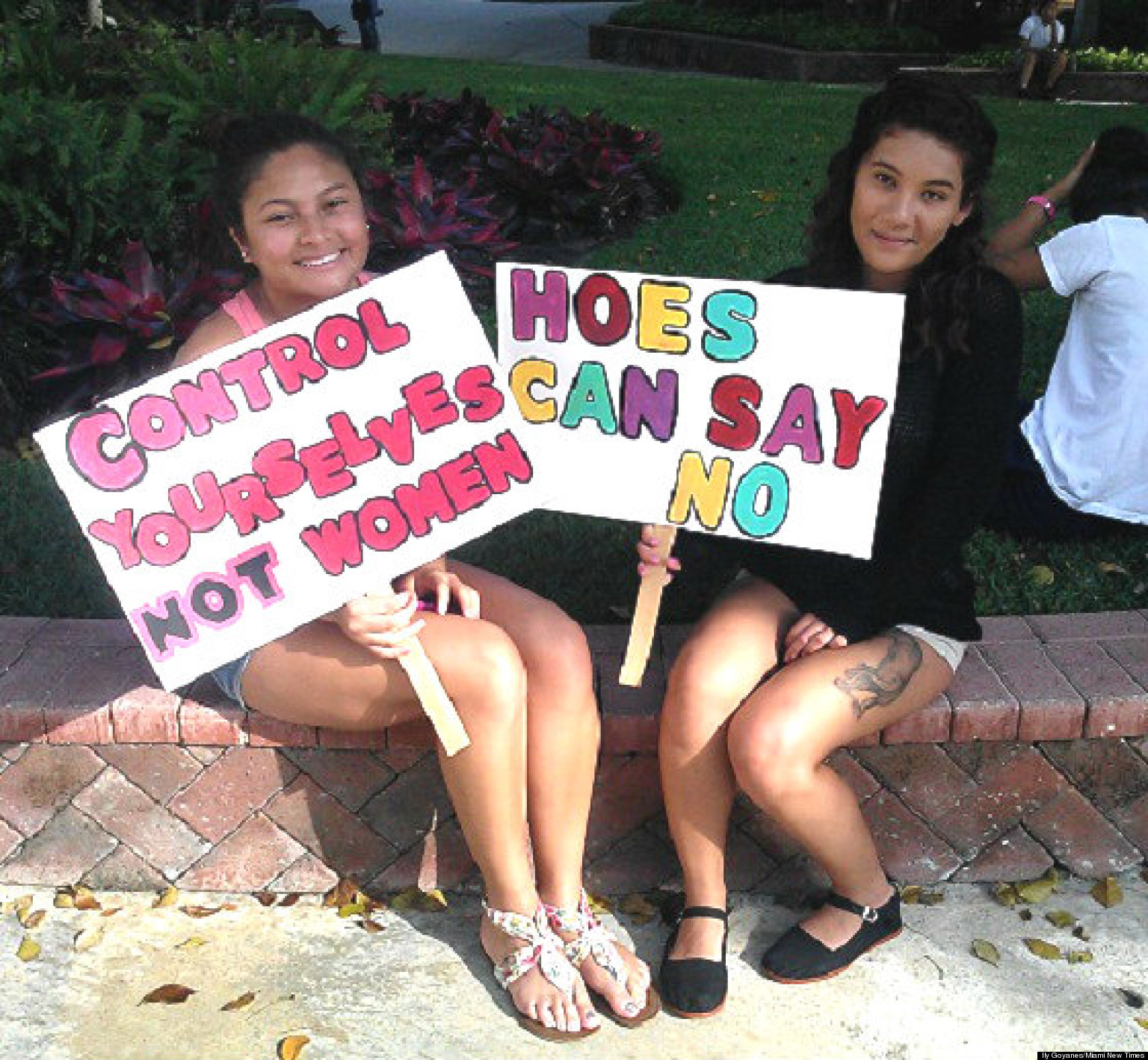 Slutwalk Fiu Protest Takes Over Florida International University Photos Video Huffpost