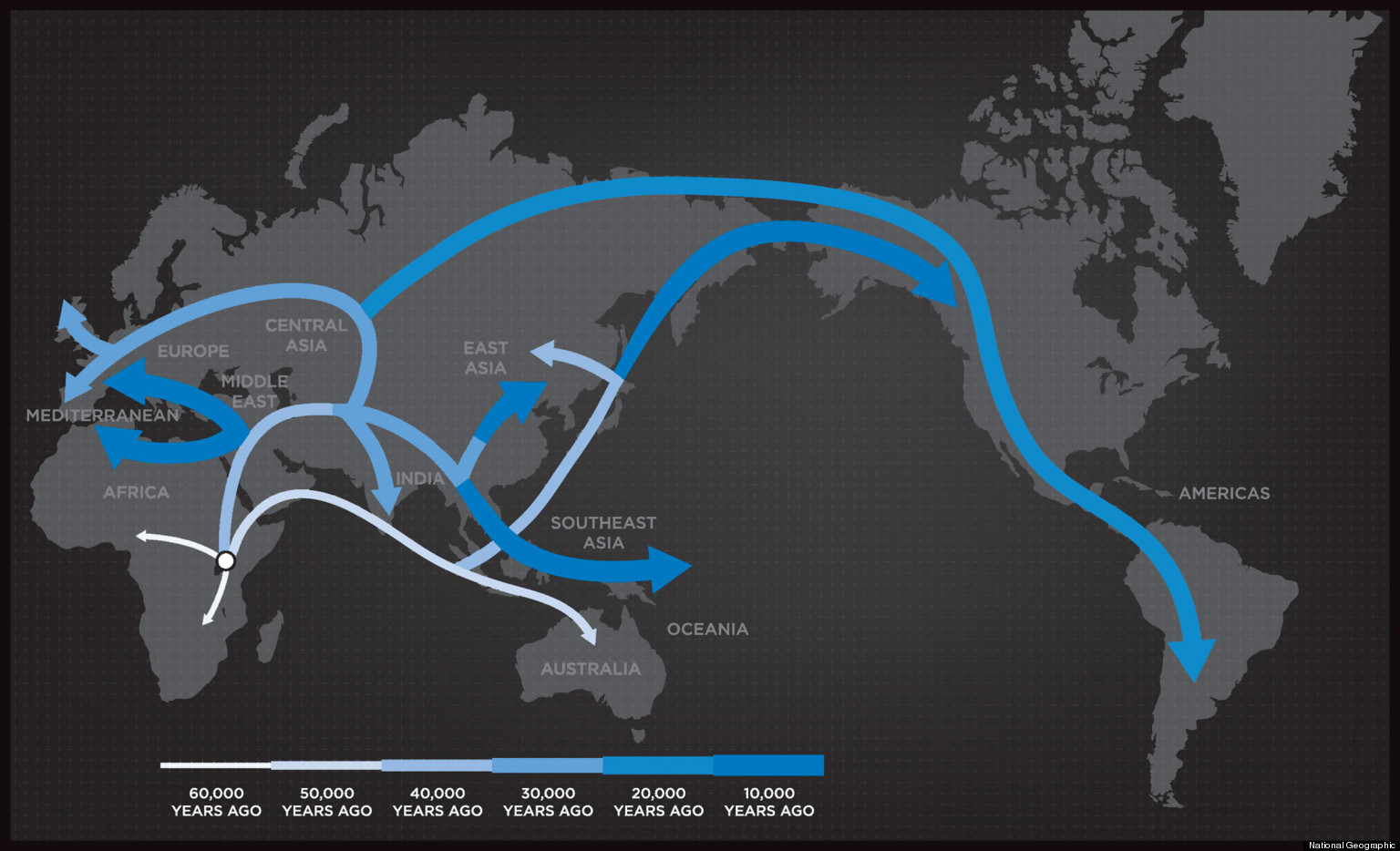 Human Evolution & Migration National Geographic's Genographic Project