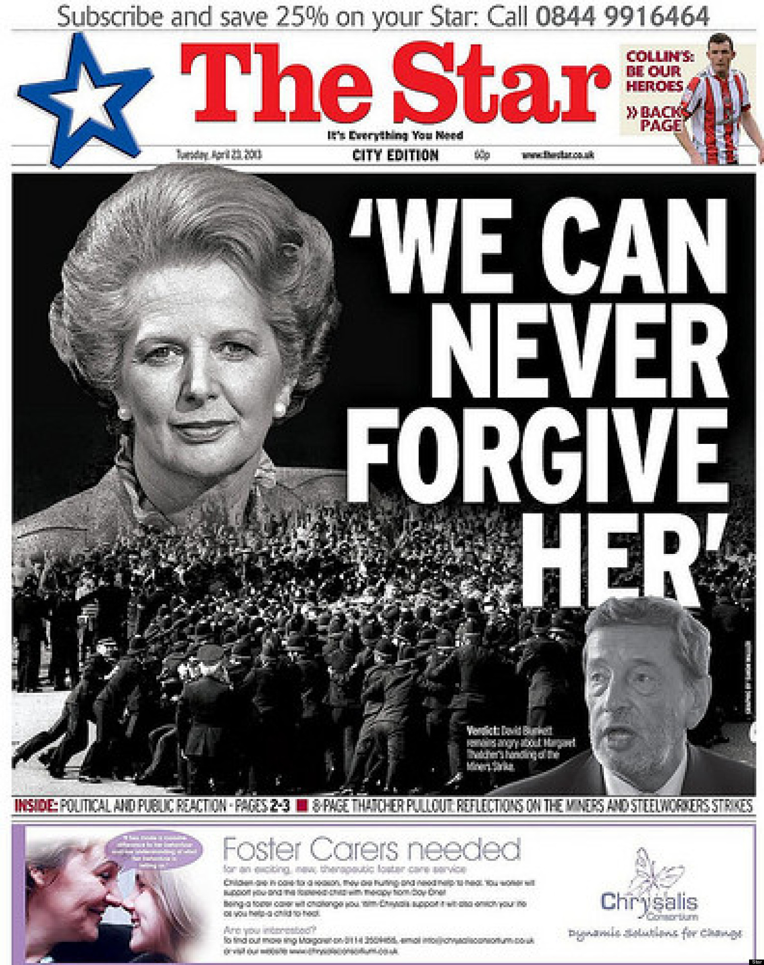 Margaret Thatcher Coverage Newspapers Reflect Sharply Divided Opinion On Late Prime Minister