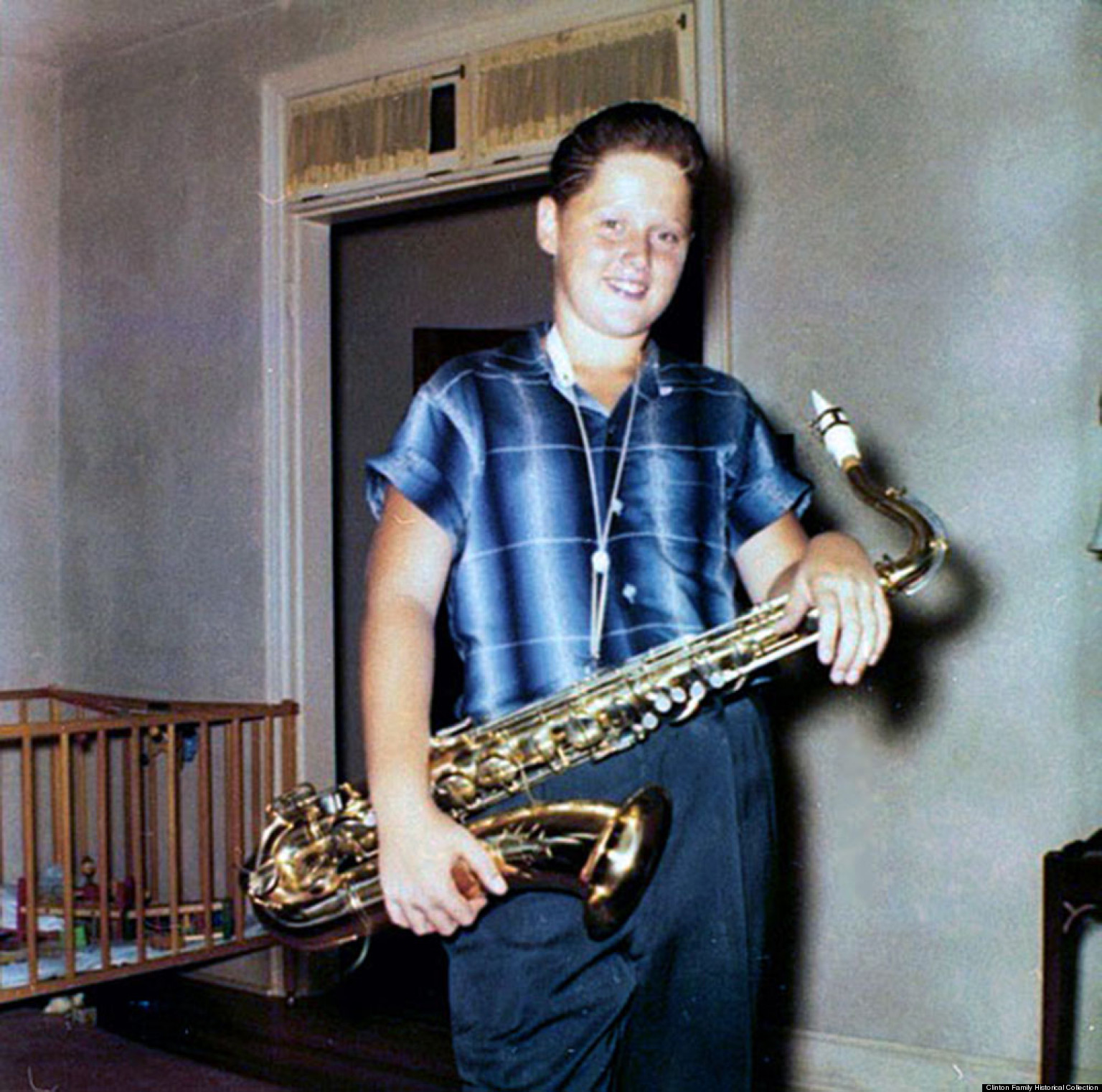 Young Bill Clinton Gets His Sax On (PHOTO) | HuffPost