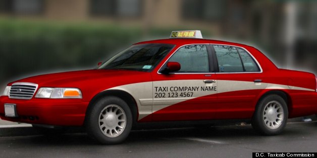 New D C Taxi Colors Revealed Red With Grey Stripe Design Resembles D 