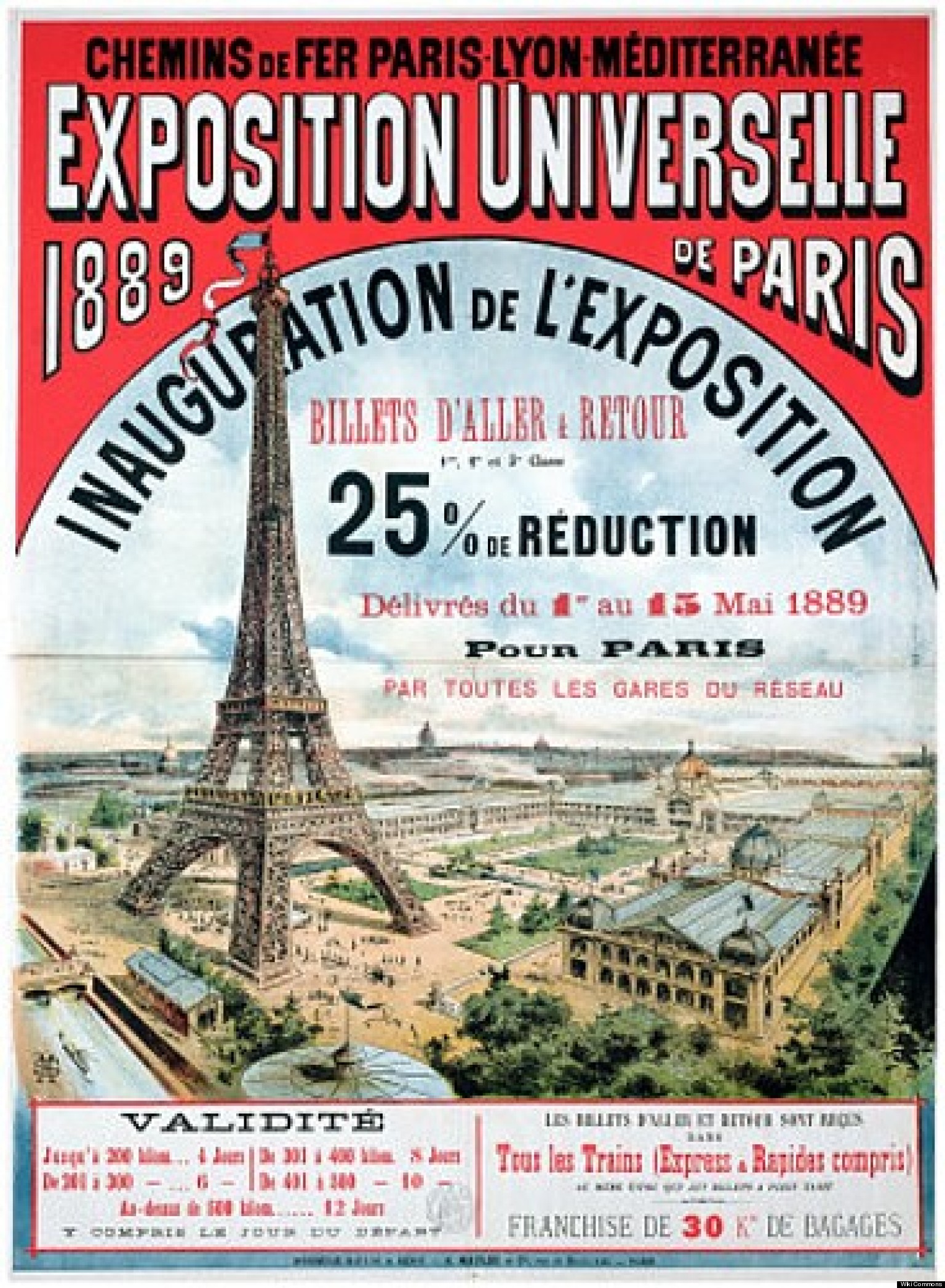 inauguration tour eiffel 1889