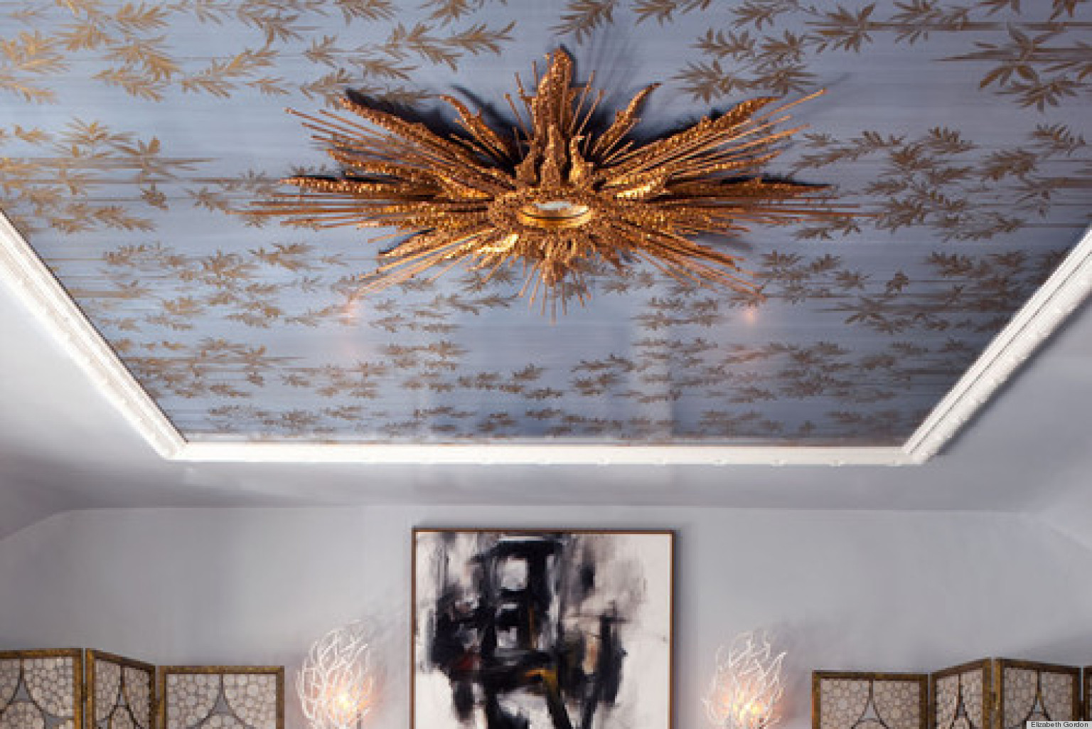 Silver Leaf Ceilings That Inspire Decadence (PHOTOS) | HuffPost