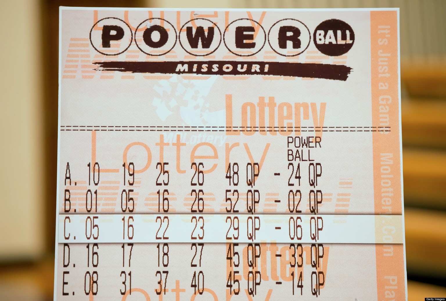 powerball numbers from last night