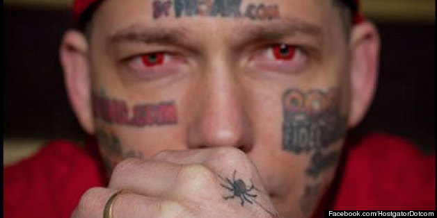 Hostgator Dotcom Is Getting Porn Site Tattoo Removed From His Face