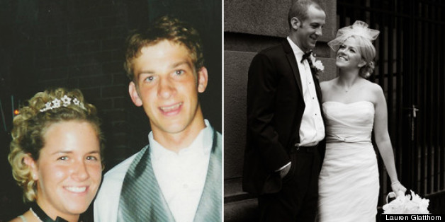 High School Sweethearts Readers Share Then And Now Couple Photos